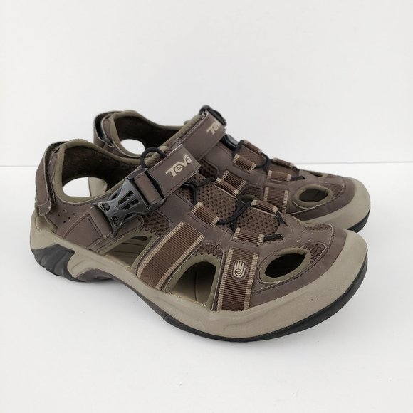 teva closed toe sandals